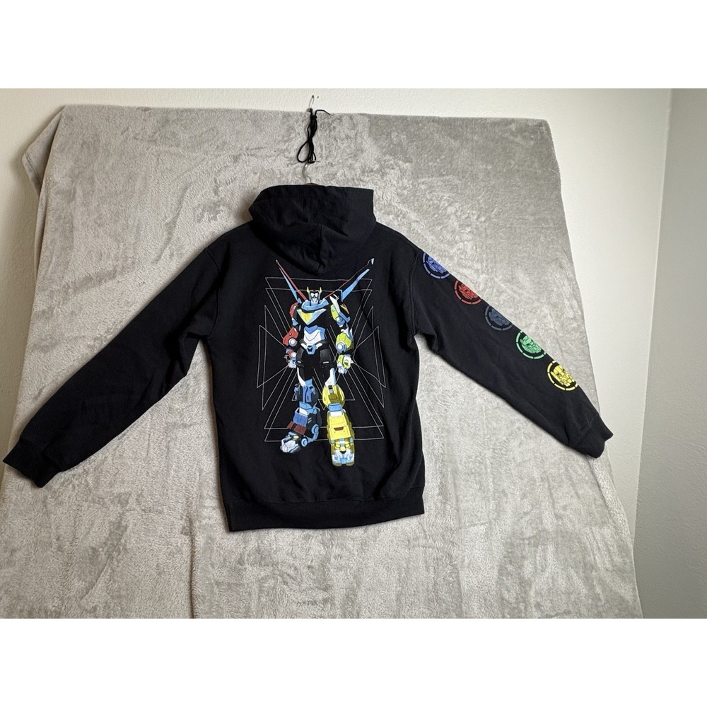 VOLTRON Legendary Defender Hoodie Black Pullover Adult Size Small - Picture 3 of 16